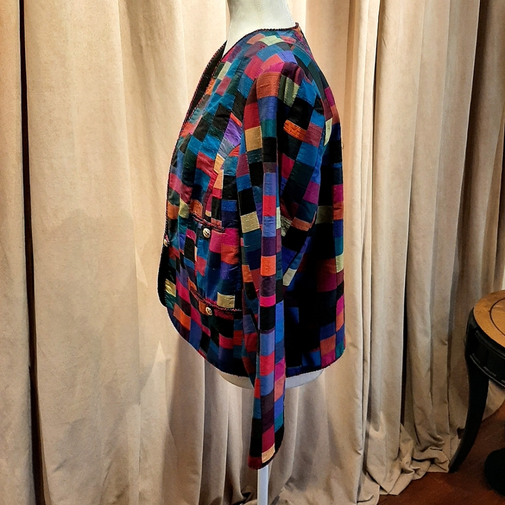 Patchwork Blazer - image 2